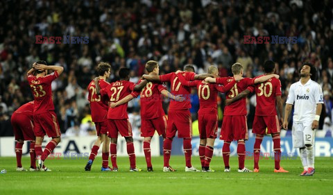 UEFA Champions League second leg semi-final football match Real Madrid against Bayern Munich 