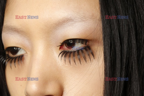 Courreges backstage beauty