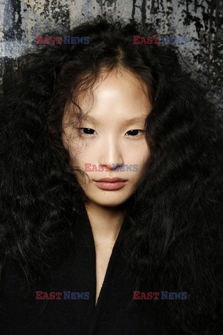 Rick Owens backstage beauty