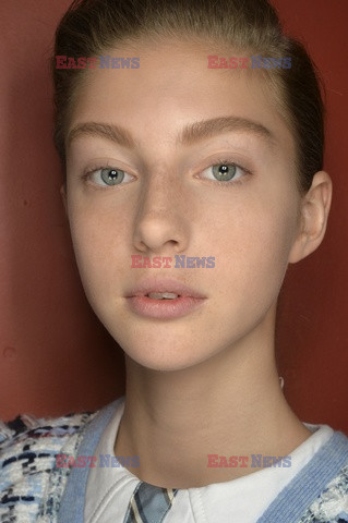 Thom Browne backstage beauty