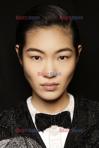 Thom Browne backstage beauty