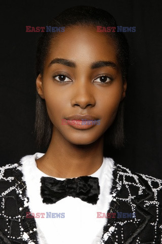 Thom Browne backstage beauty