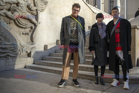 Ann Demeulemeester Men's Street Style