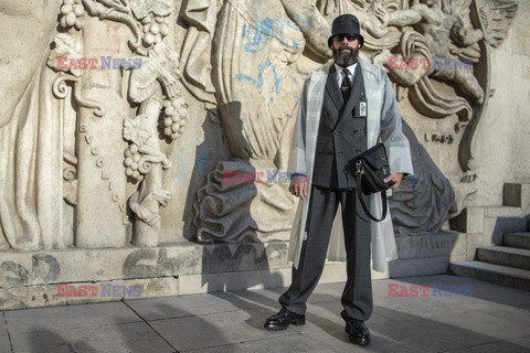 Ann Demeulemeester Men's Street Style