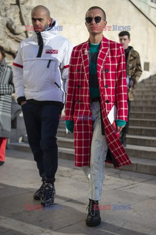 Ann Demeulemeester Men's Street Style