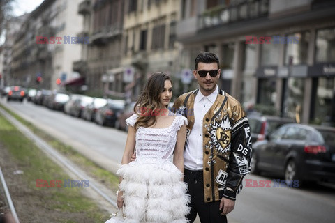 Dolce n Gabbana Street Style