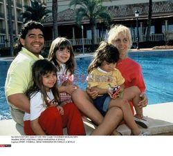 PILKARZ ARGENTYNSKI DIEGO MARADONA W HAVANIE