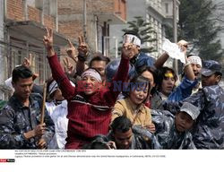 Stłumienie demonstracji tybetańczyków w Nepalu