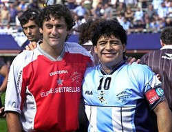 PILKARZ ARGENTYNSKI DIEGO MARADONA W HAVANIE