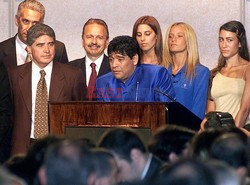 PILKARZ ARGENTYNSKI DIEGO MARADONA W HAVANIE