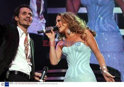 Marc Anthony i Jennifer Lopez na scenie