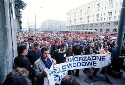 Strajki i demonstracje Solidarności