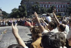 Strajki i demonstracje Solidarności