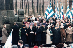 50. rocznica wyzwolenia obozu Auschwitz-Birkenau