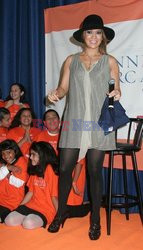Jennifer Lopez i Marc Anthony z wizytą w szkole w Bronksie