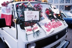 Strajki i demonstracje Solidarności