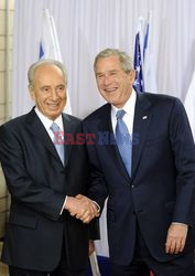 George W Bush z wizytą w Izraelu