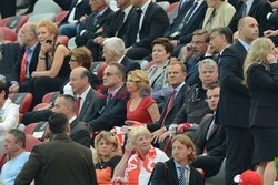 Celebrities at Euro 2012