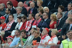 Celebrities at Euro 2012