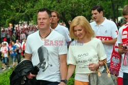 Celebrities at Euro 2012