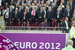 Celebrities at Euro 2012