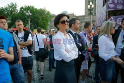 Celebrities at Euro 2012