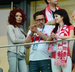 Celebrities at Euro 2012