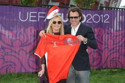 Celebrities at Euro 2012