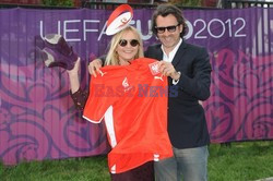 Celebrities at Euro 2012