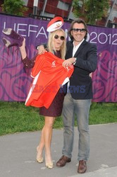 Celebrities at Euro 2012