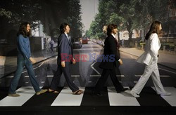 Wax figures of The Beatles 