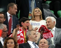 Celebrities at Euro 2012