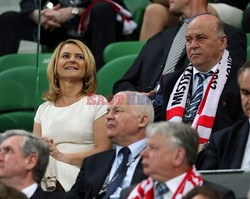 Celebrities at Euro 2012