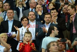 Celebrities at Euro 2012