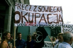 Strajki i demonstracje Solidarności