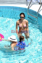 Jessica Alba on holiday in Italy