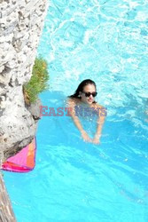 Jessica Alba on holiday in Italy