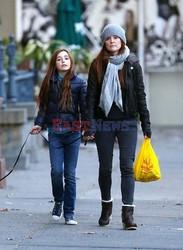 Julianne Moore and her daughter Liv 