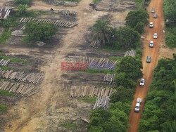 Aerial images of cityscape, landscape, and agriculture in Johor, Malaysia