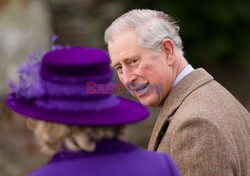 British royal family's traditional Christmas Day church service in Sandringham