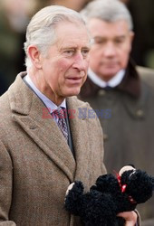 British royal family's traditional Christmas Day church service in Sandringham