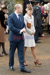 British royal family's traditional Christmas Day church service in Sandringham