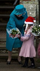 British royal family's traditional Christmas Day church service in Sandringham