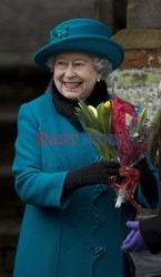 British royal family's traditional Christmas Day church service in Sandringham