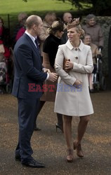 British royal family's traditional Christmas Day church service in Sandringham