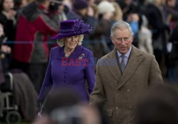 British royal family's traditional Christmas Day church service in Sandringham