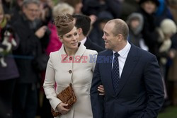 British royal family's traditional Christmas Day church service in Sandringham