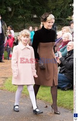 British royal family's traditional Christmas Day church service in Sandringham