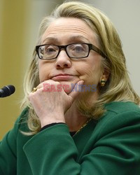 Hillary Rodham Clinton testifies before the U.S. Senate Committee on Foreign Relations on Benghazi