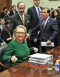 Hillary Rodham Clinton testifies before the U.S. Senate Committee on Foreign Relations on Benghazi